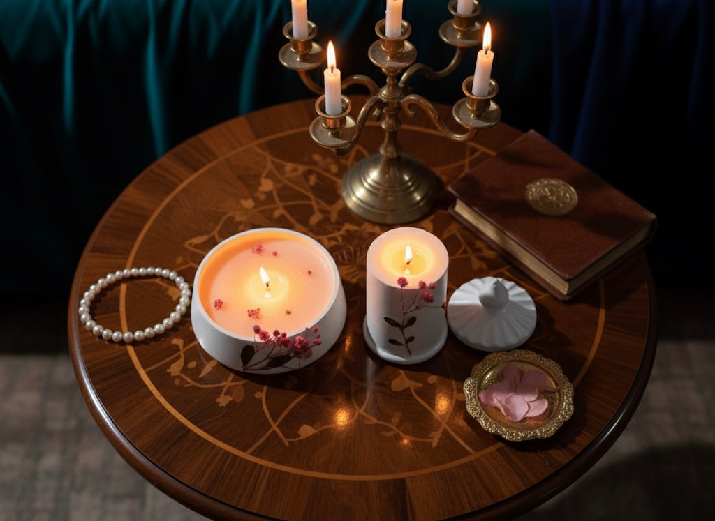Vienna Floral Candle Duo – 100% Handmade Soy Wax