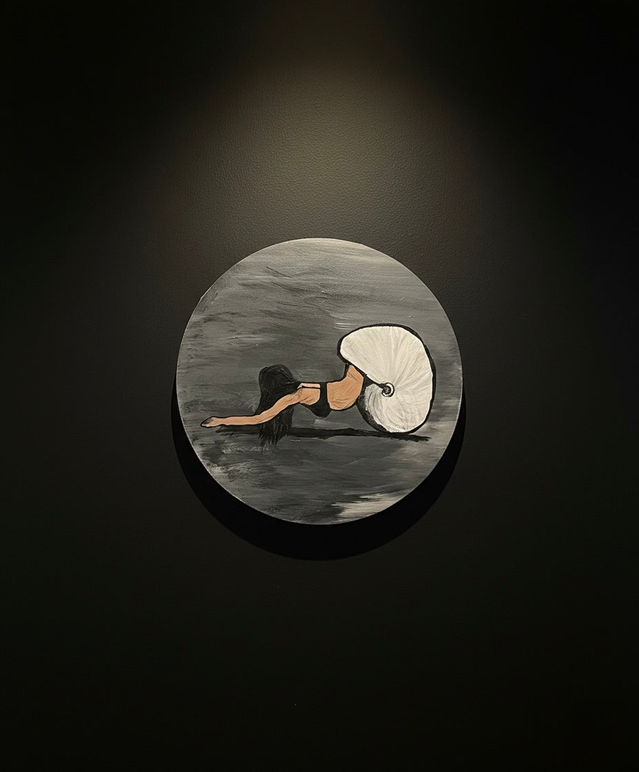 لوحة " ثقل الصمت"