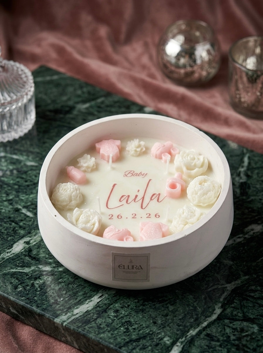 شمعة المواليد Baby Laila