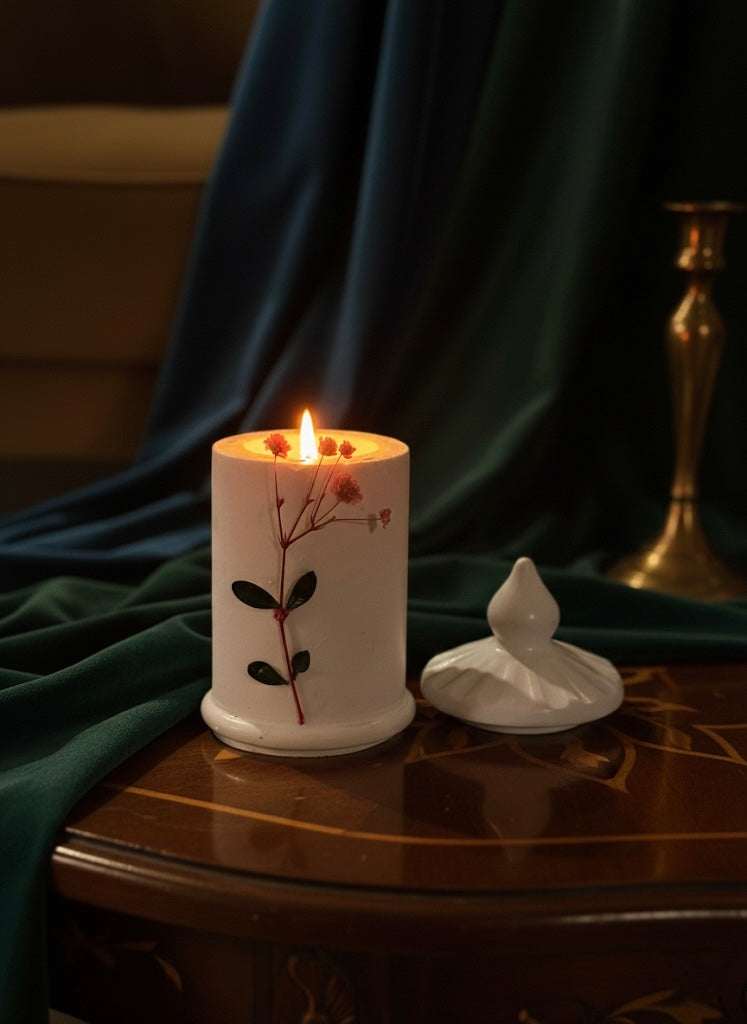 Vienna Floral Candle Duo – 100% Handmade Soy Wax