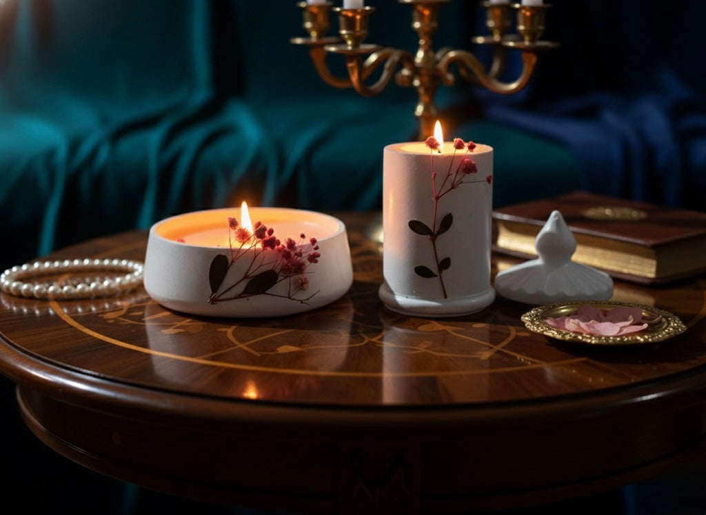 Vienna Floral Candle Duo – 100% Handmade Soy Wax