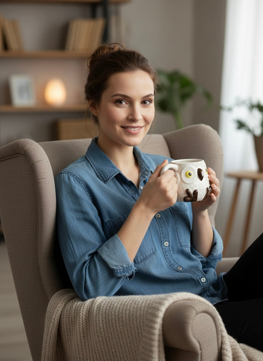 كوب البومة الحكيمة