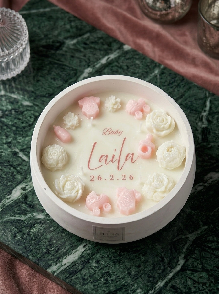 شمعة المواليد Baby Laila