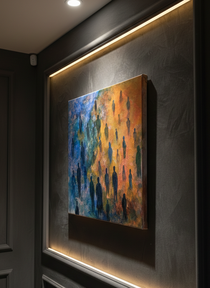 لوحة " ارواح عابرة"