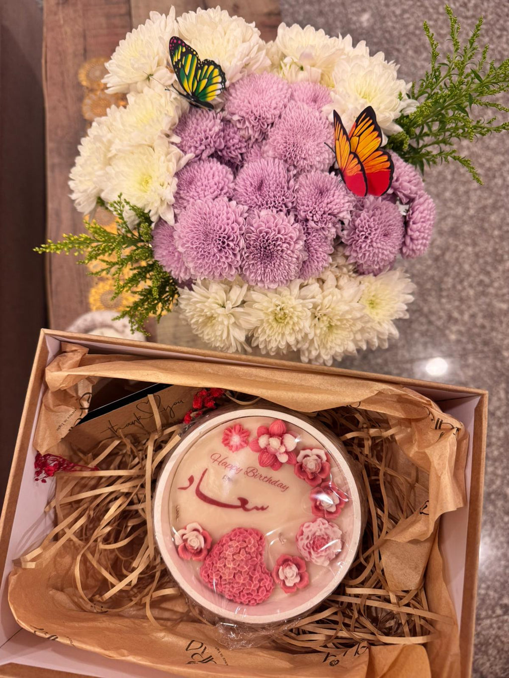 شمعة الاسم الحجم الوسط