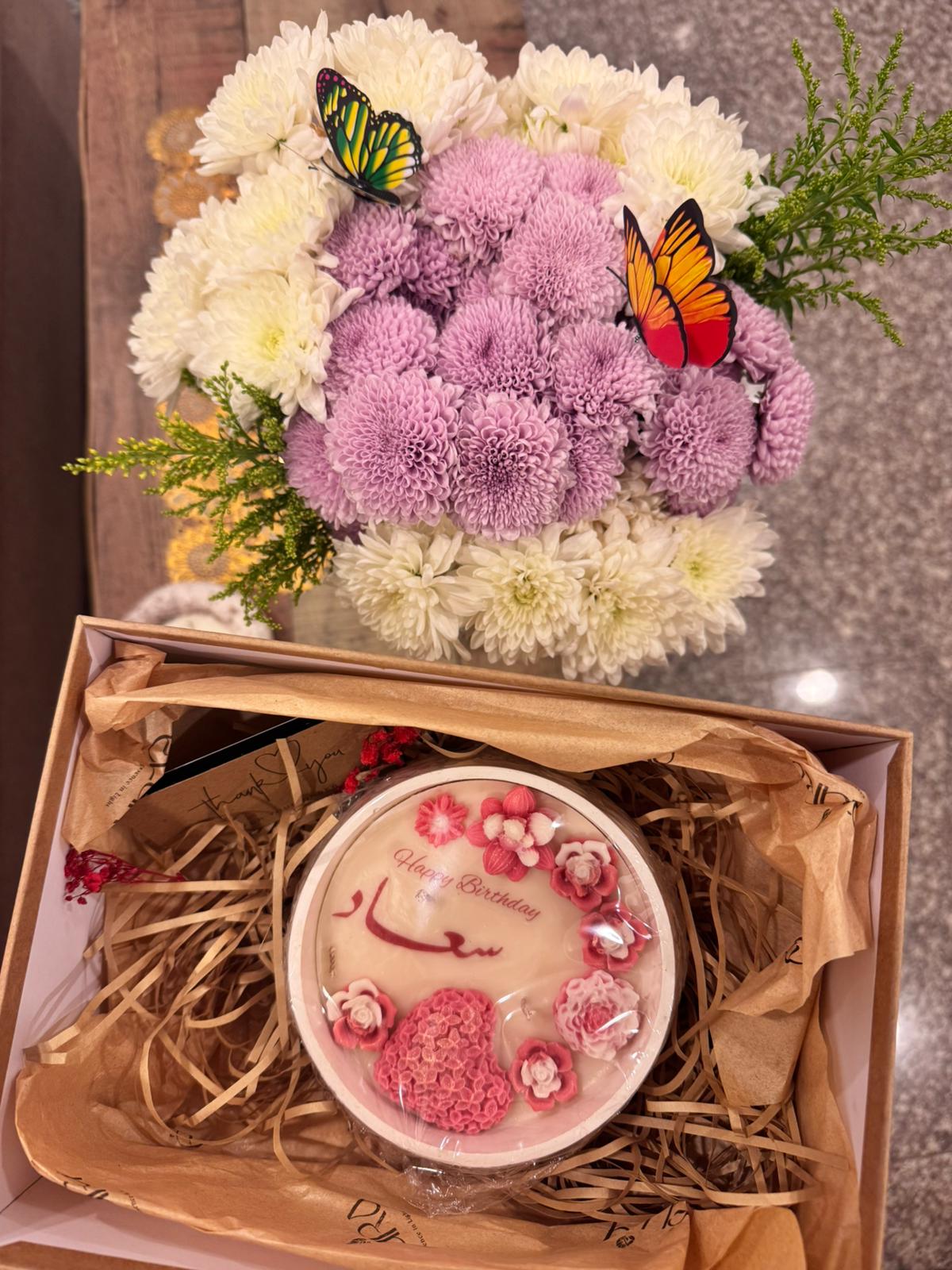 شمعة الاسم الحجم الوسط