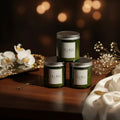 ÉLURA Signature Candle Trio – Handmade Soy Wax Set