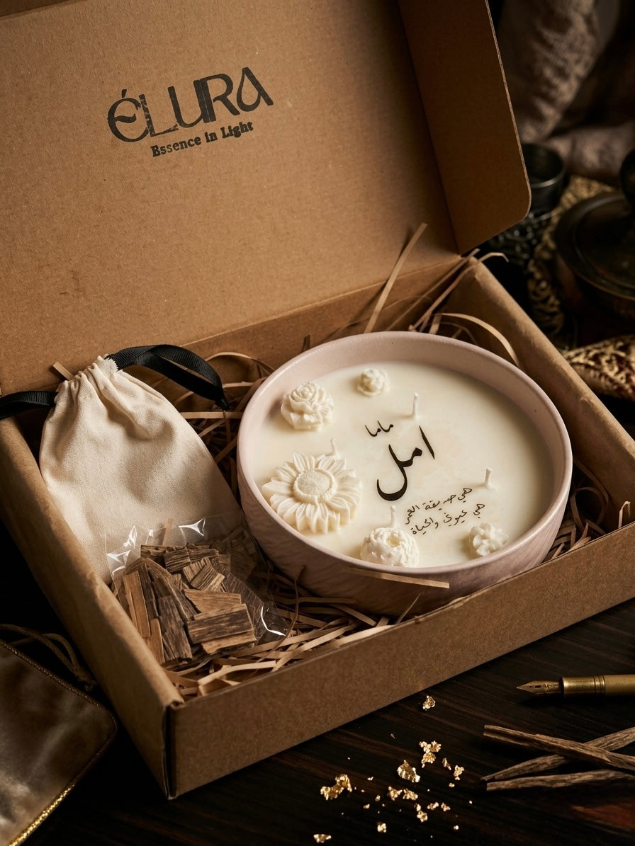 بوكس شمعة ماما امل