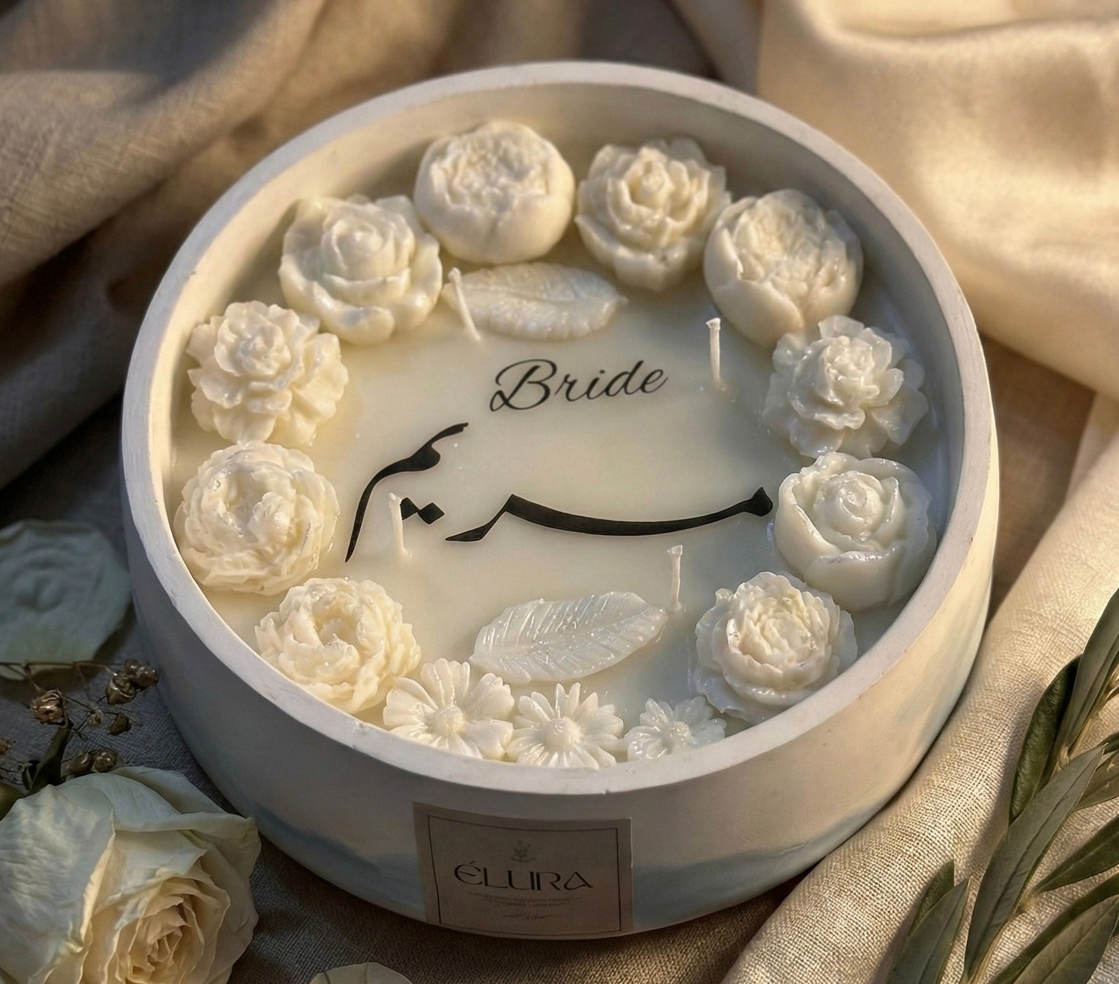 شمعة العروس Santorini