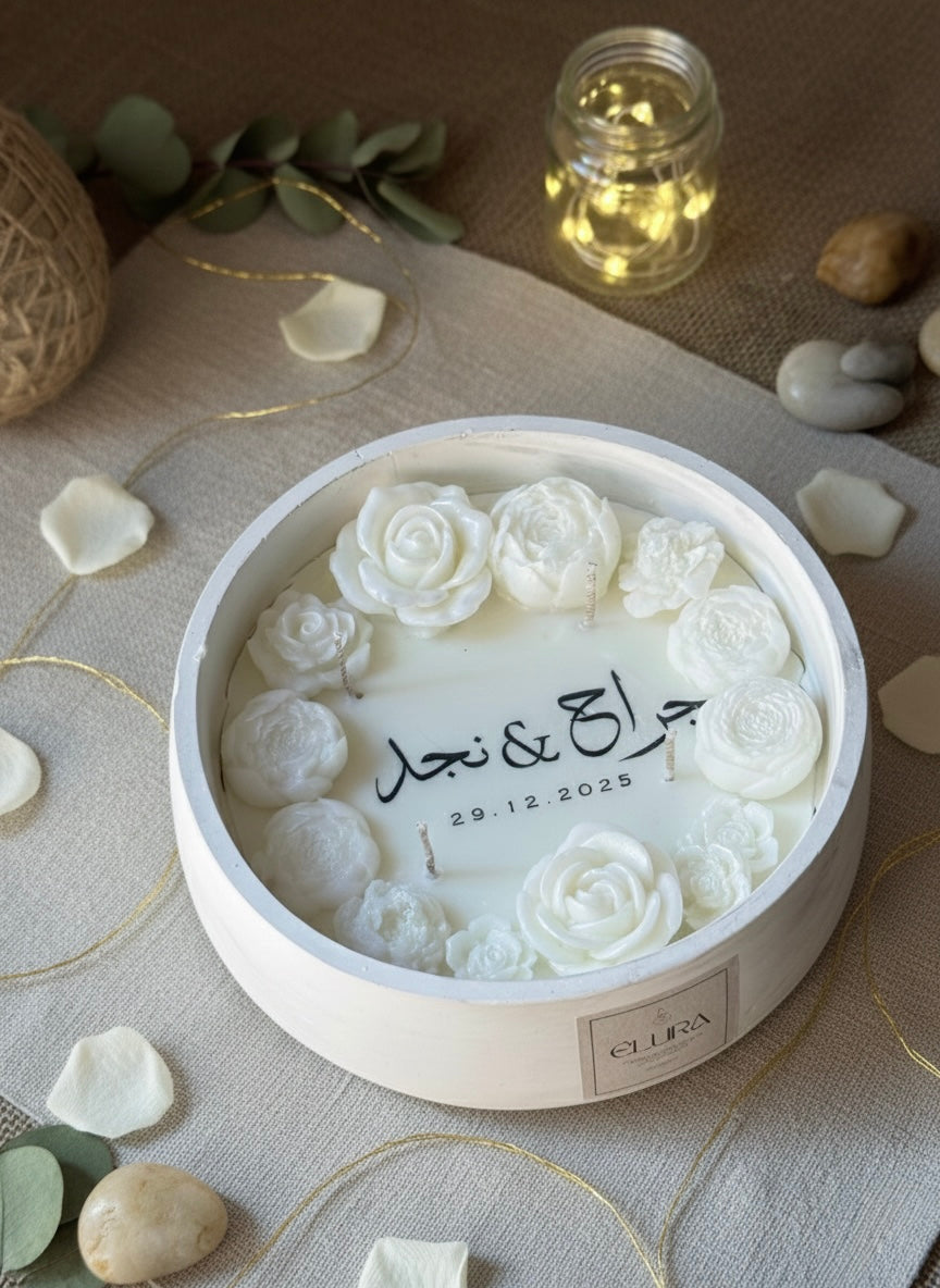 شمعة العروس Santorini